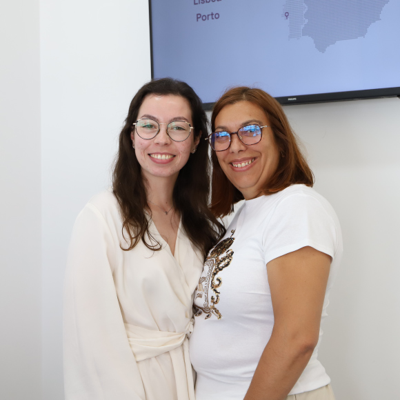 Inês Silva e Sónia Oliveira colaboradoras da Pontual