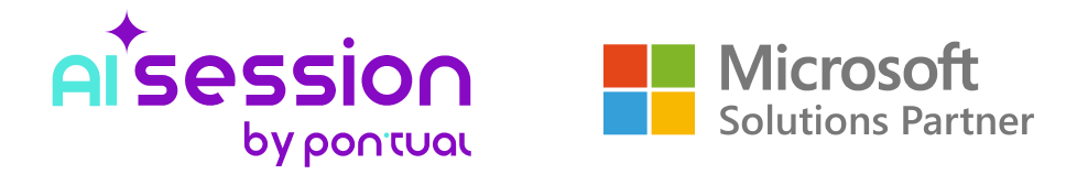 AI Session Microsoft PONTUAL logos