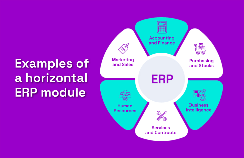 horizontal ERP software modules