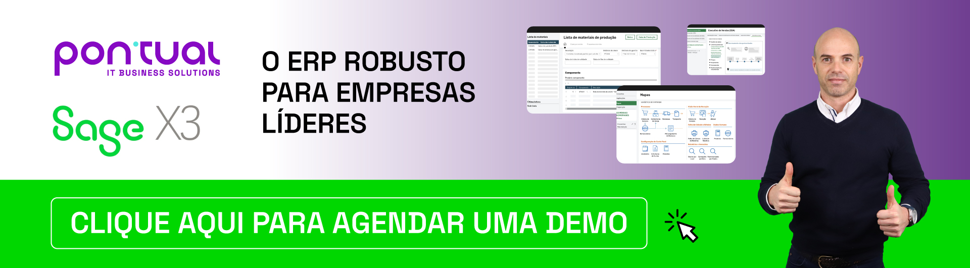 banner agendar demo sage