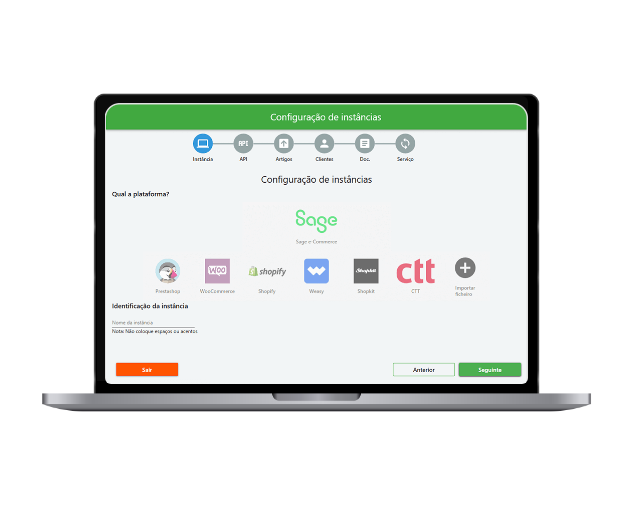 loja online integrada sage 50c